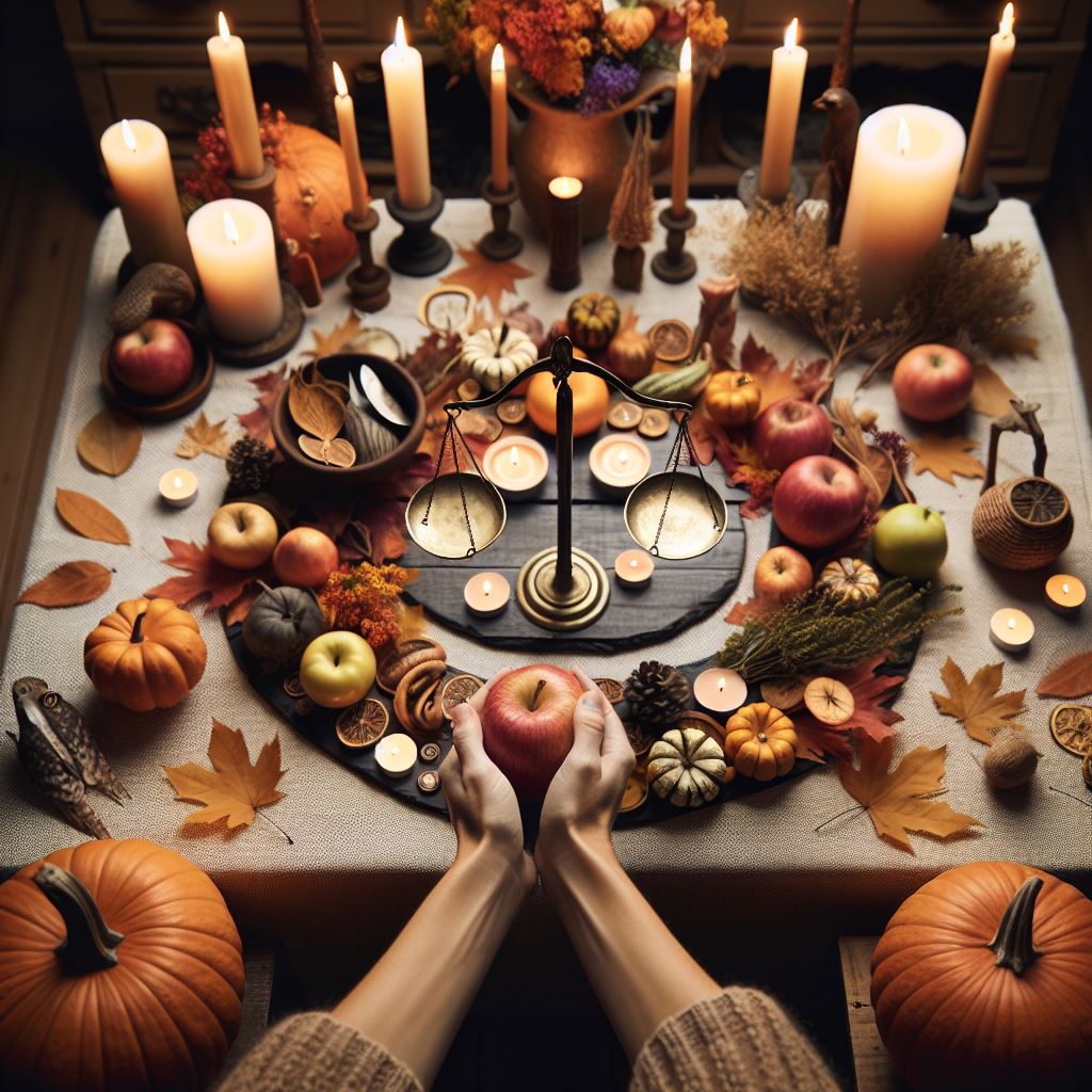 🤝 🍂 Rituale per Mabon – Celebra l’Equilibrio e l’Abbondanza! 🍂 🤝 🍂 Mabon – Autumn Equinox Ritual: Celebrate Balance and Abundance! 🍂